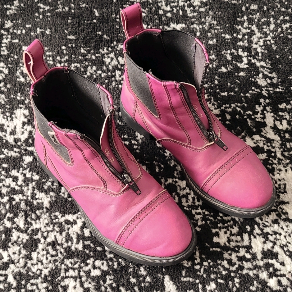 Horze Berry Paddock Riding Boots sz 33 / 1.5